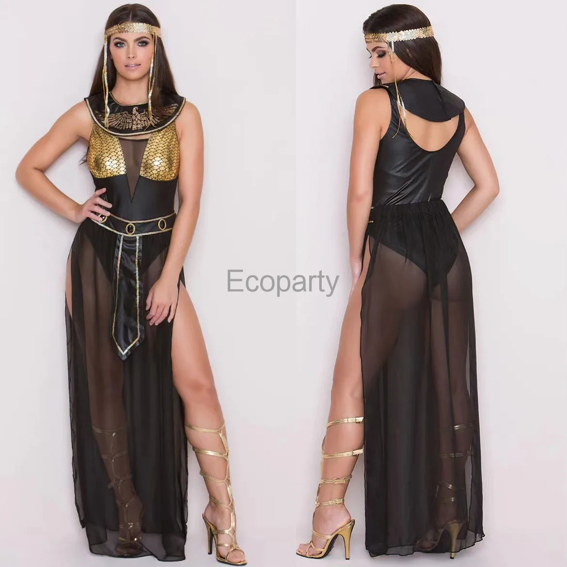 

2022 Halloween Egypt Princess Golden Dresses Cosplay Cleopatra Ancient Egyptian Pharaoh Costume Woman Adult Carnival Party 25