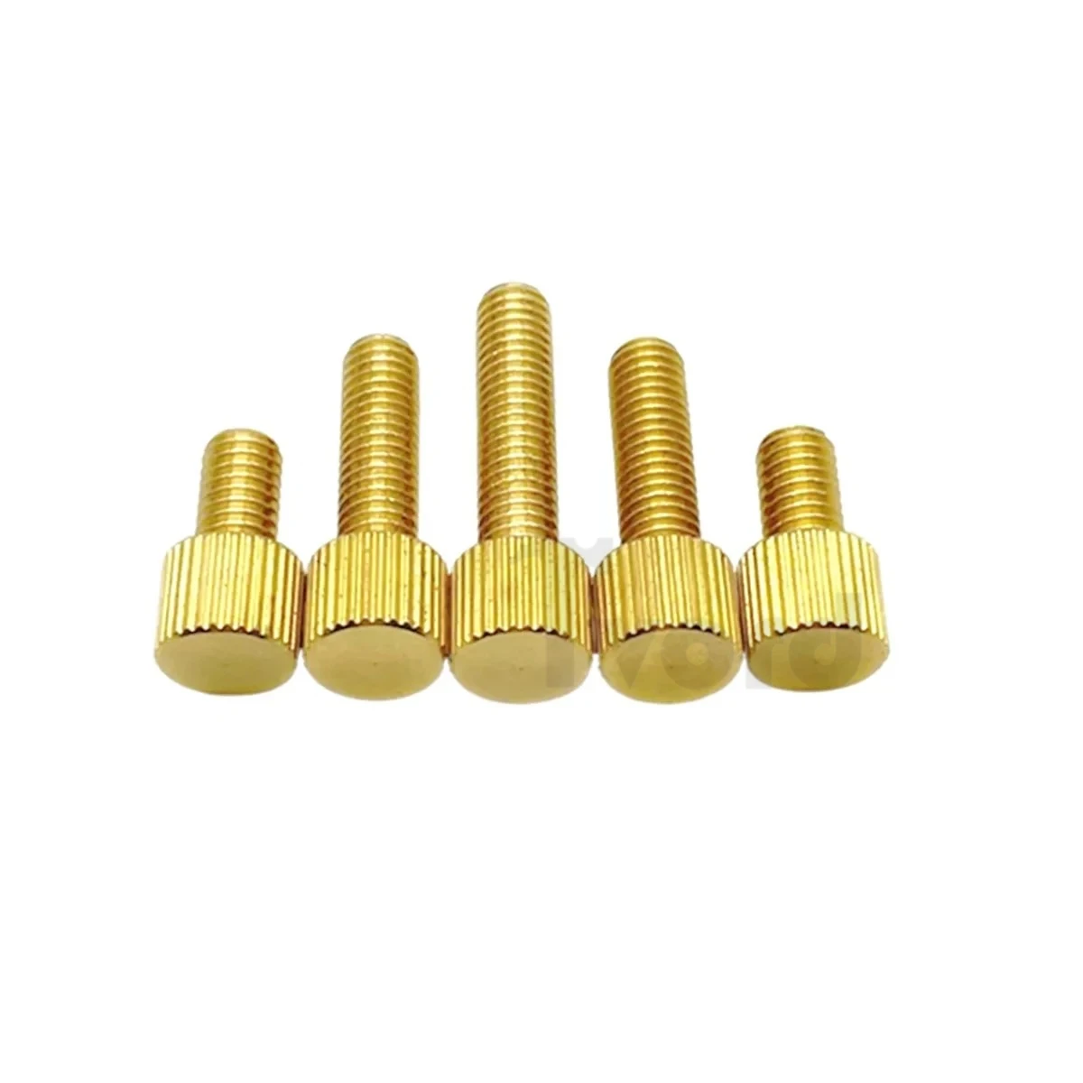 Brass Single Head Hand Screw/Knurled Flat Head Bolt M2 M2.5 M3 M4 M5 M6