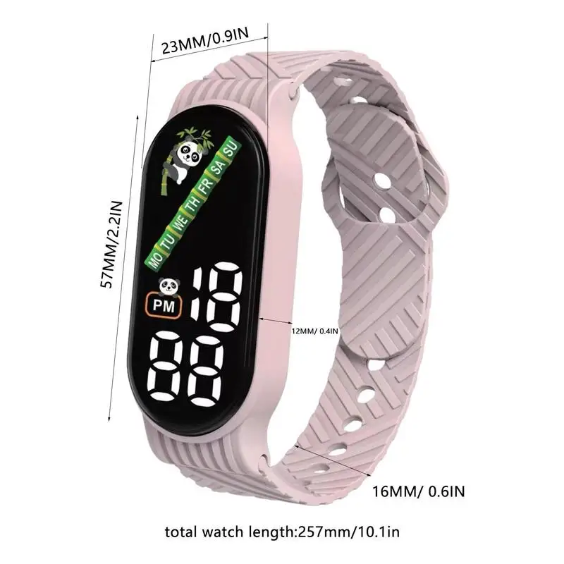 مقاوم للماء ساعة بشاشة تعمل باللمس ، شاشة تعمل باللمس دقيقة ، ساعة رقمية للبنين والبنات ، ساعة إلكترونية محمولة ، داخلي وخارجي