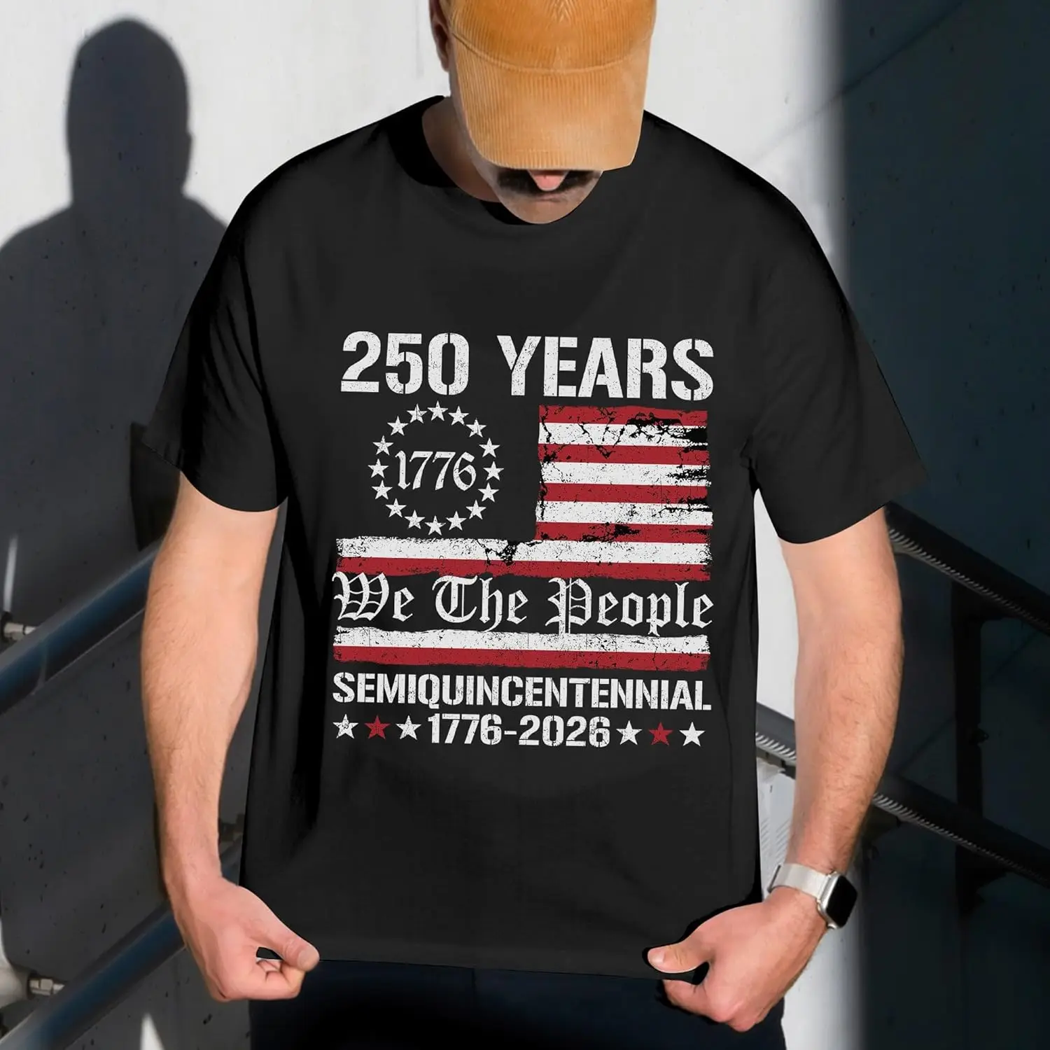 250 Years We The People Shirts - 4th of July T-Shirt - 250th Independence Day Shirt - American Eagle and Flag Freedom Tshirts