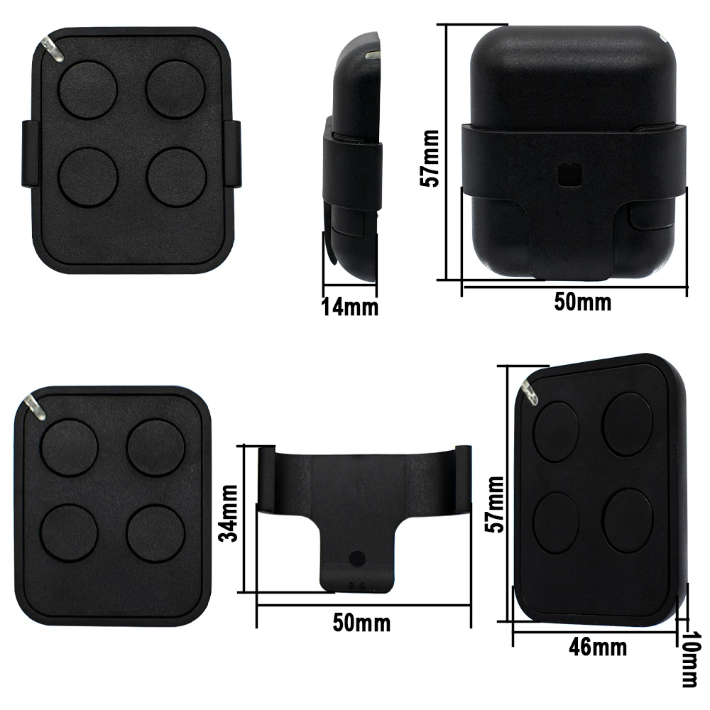 NICE Era Flor (FL02RE,FL04RE) جهاز التحكم عن بعد لباب المرآب 433 ميجا هرتز رمز المتداول NICE Era One ON2E/ON4E FLORS FLO2RS FLO4RS INTI2 #6