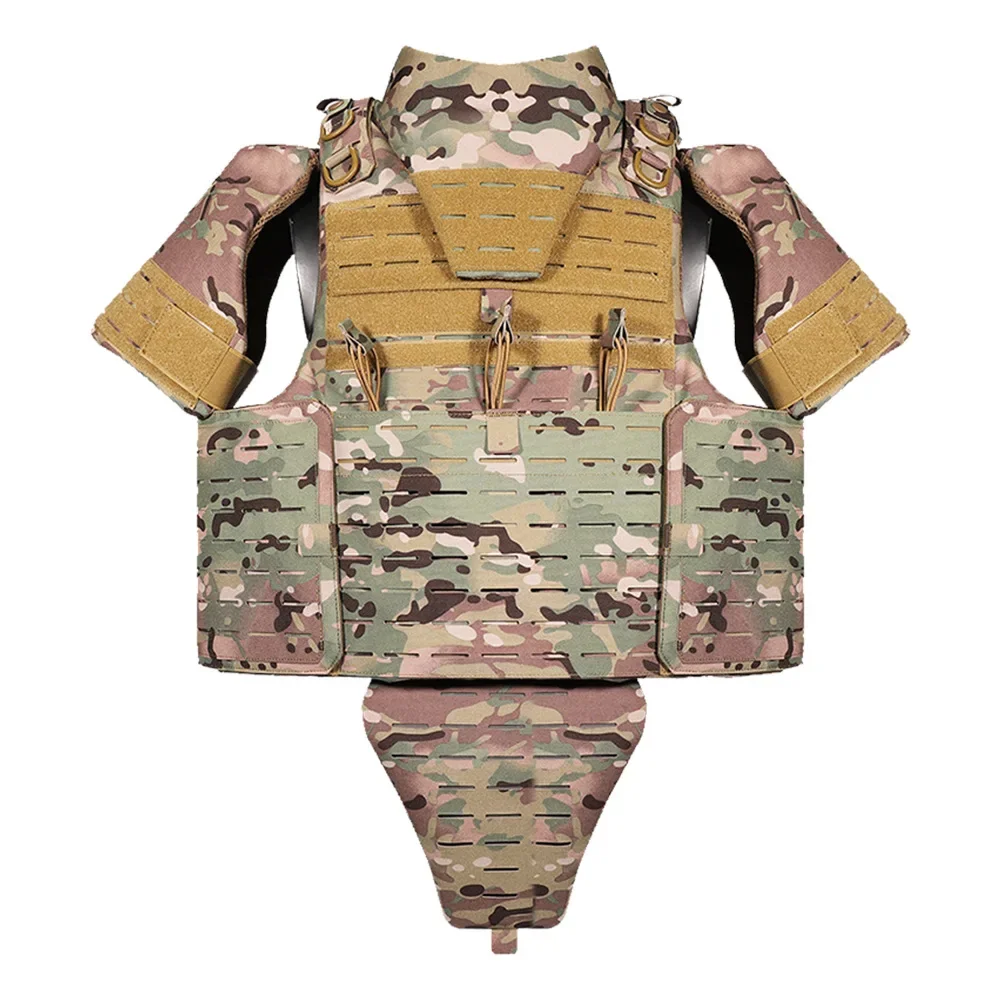 Full Body Amour Custom Outdoor Combat 5Xl Outer Laser Cut Quick Release Tactical Vests Plate Carriers