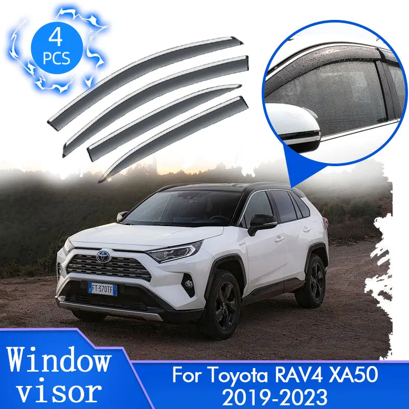 4 stücke für Toyota Rav4 xa50 Suzuki über 2019 2020 2021 2022 2023 Lüftungs fenster Visiere Sonnenschutz mittel Markisen abdeckung Autozubehör