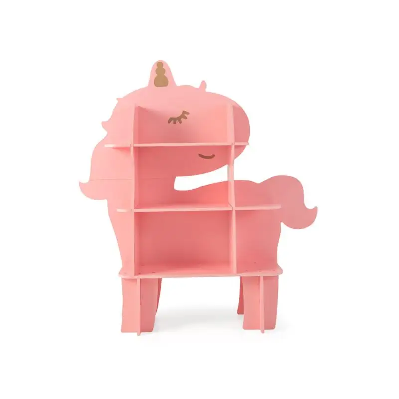 

Pink Open Storage Rack for Home Organization and Decor - Versatile Shelving Unit for Living Room, Bedroom, or Office