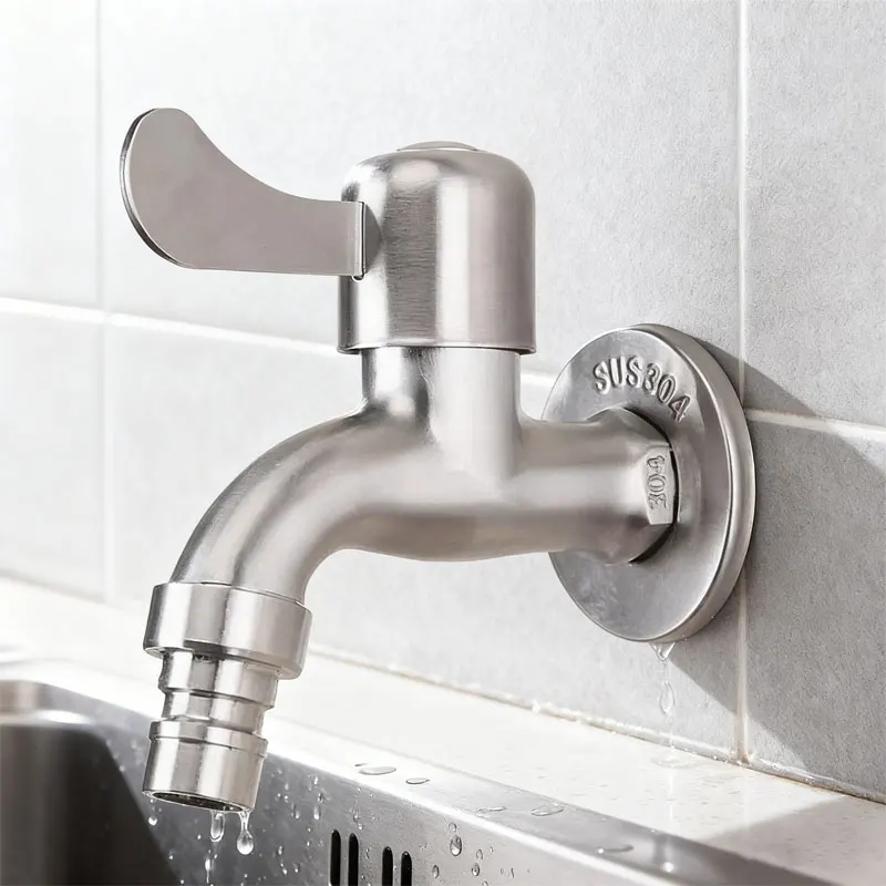 

Washing Machine Faucet Kitchen Faucet Wall Mount Faucet Tap Sink Basin Water Tap Kitchen Garden Bathroom Laundry Washing Machine