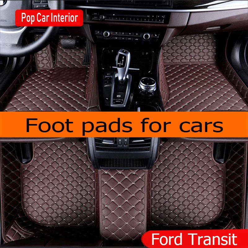 

Floor Mat for Ford Transit Tourneo MK6 MK7 2009~2014 Panel Parts Foot TPE Liner Interior Carpet Pad Custom Cover Rug Accessories