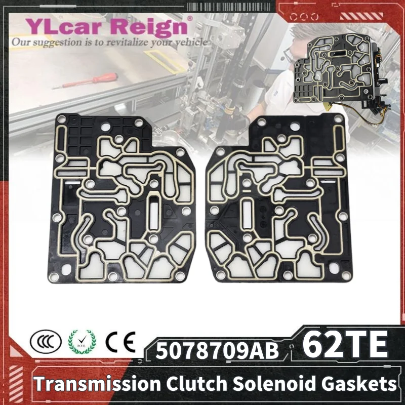 

62TE прокладки соленоида сцепления автоматической коробки передач 5078709AB для VW DODGE Chrysler Coolway Fiat 2007 Up автомобильные аксессуары