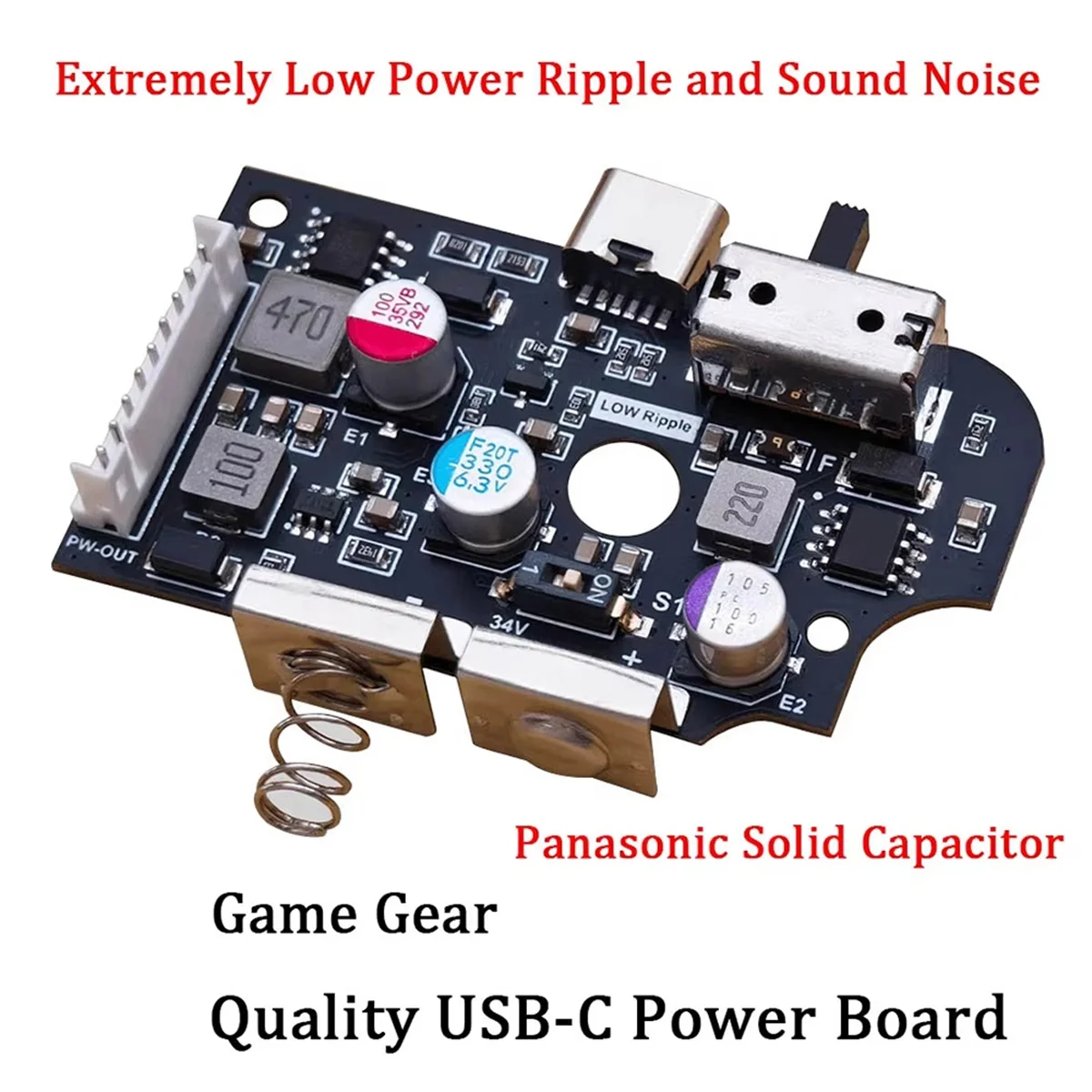 جديد 3C-USB-C لوحة الطاقة استبدال لوحة دارات مطبوعة مفتاح الطاقة اللوحة الأم ملحق عالي الجودة لوحدة التحكم في تروس الألعاب #5
