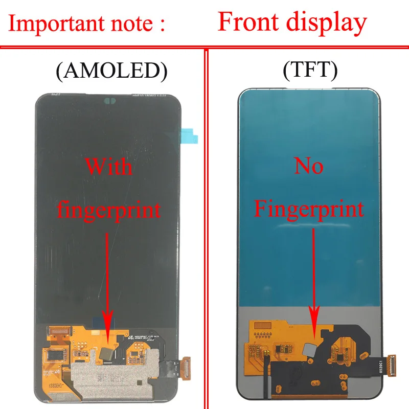 For Vivo Nex 2 Double-Sided Screen Nex2 Front Display LCD Display