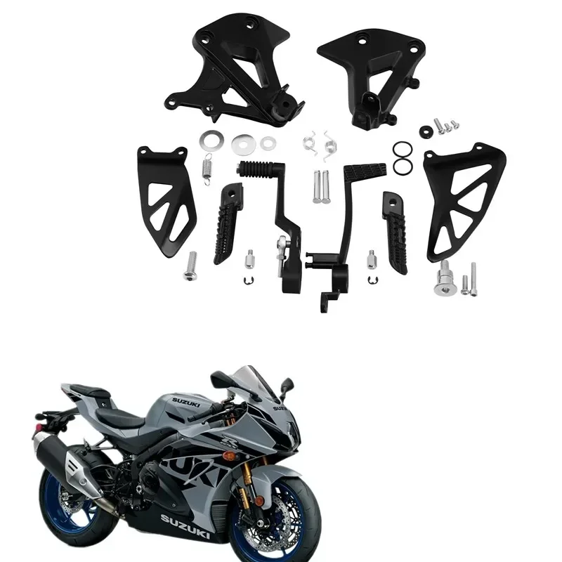 

For Suzuki GSXR1000 2017-2022 Motorbike Parts Front Foot Pegs Footrest Brackets