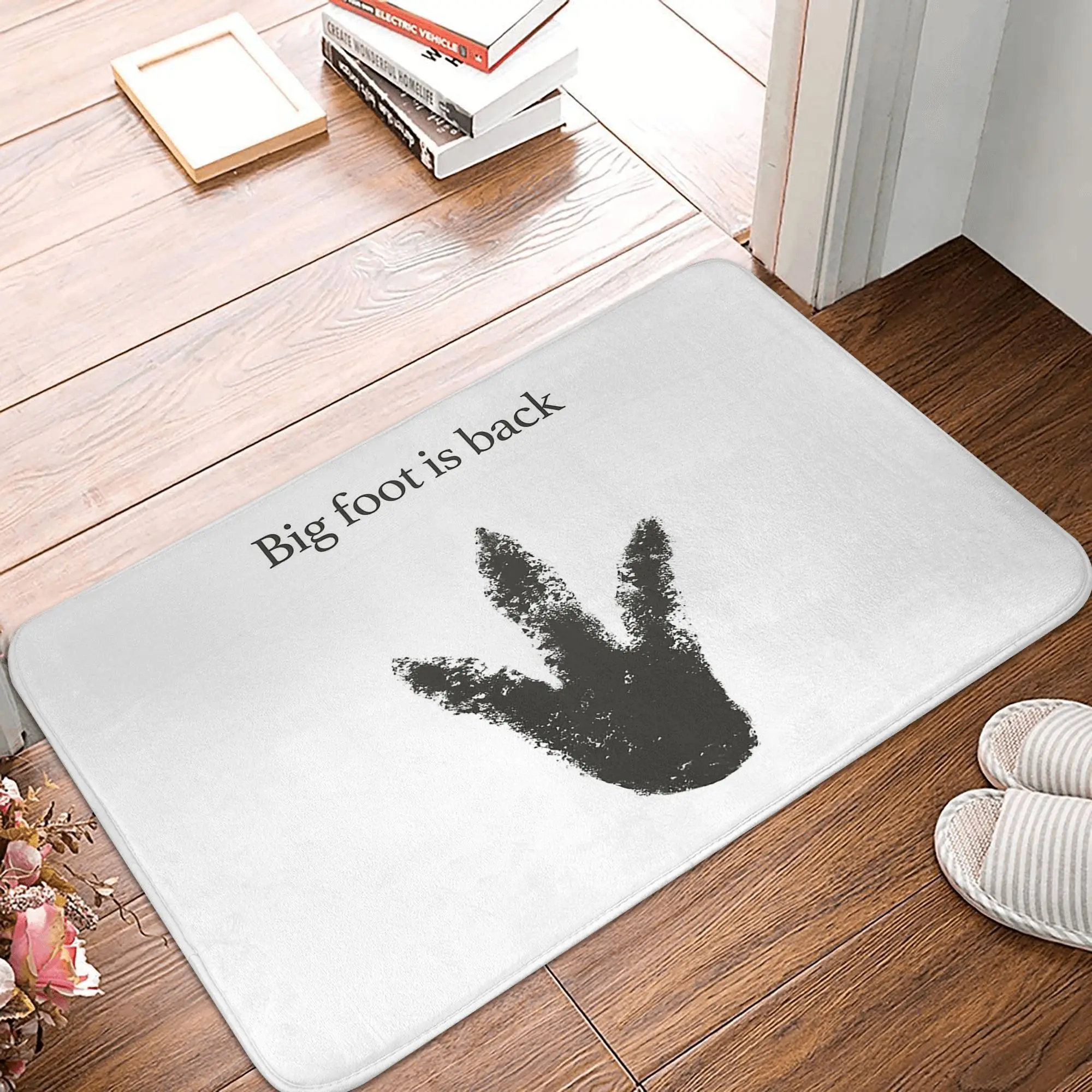 

Big foot Dinosaur foot print design Non-slip Doormat Floor Mat Antiwear Carpet Rug Kitchen Entrance Home Bedroom Footpad Mats