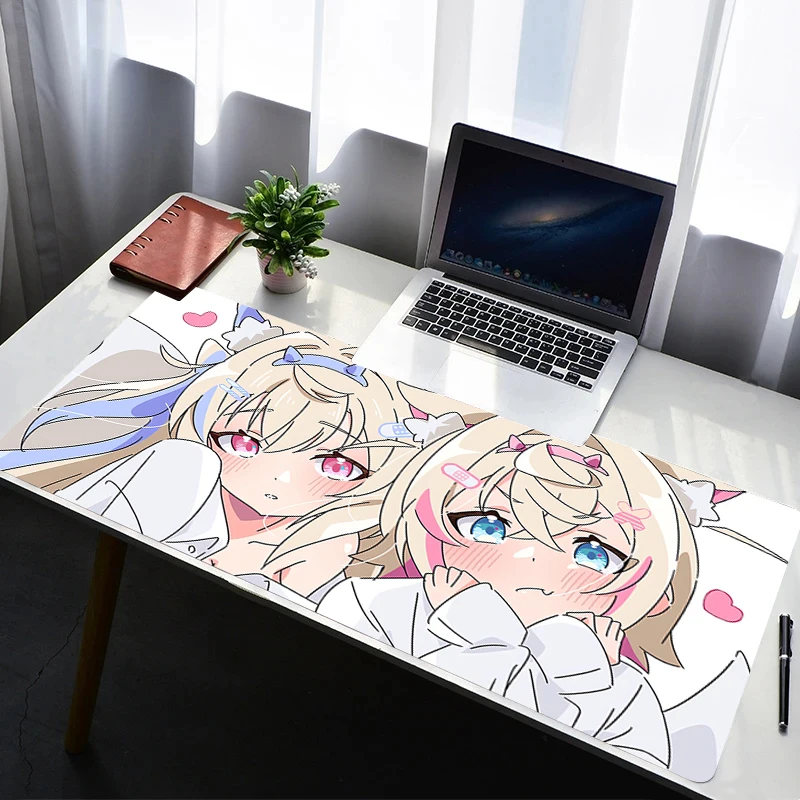 

Mouse Pad Laptop Non-slip Esports Office Laptop Hololive Mococo Fuwawa Abyssgard Desk Mat Game Player Mousepad Keyboard Pad