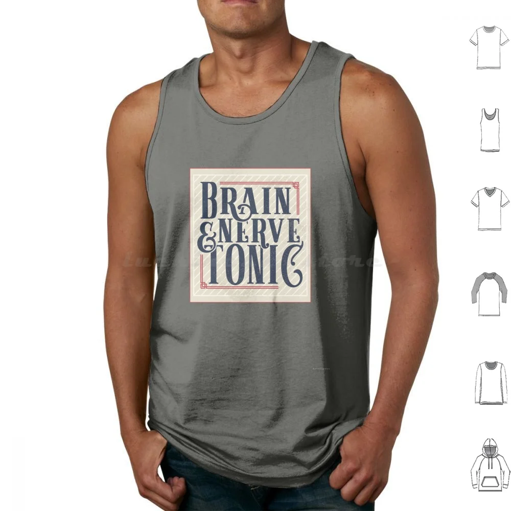 Brain And Nerve Tonic Tank Tops Vest Sleeveless The Mr Burns Homer At Bat Homer Baseball Softball Ken Griffey Jr Medicine