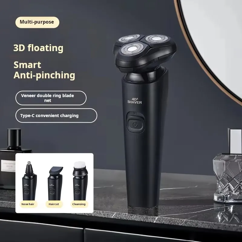 Zozzen barbeador elétrico navalha corpo máquina de cortar cabelo máquina de barbear para homens mulheres aparador de barba lavável recarregável