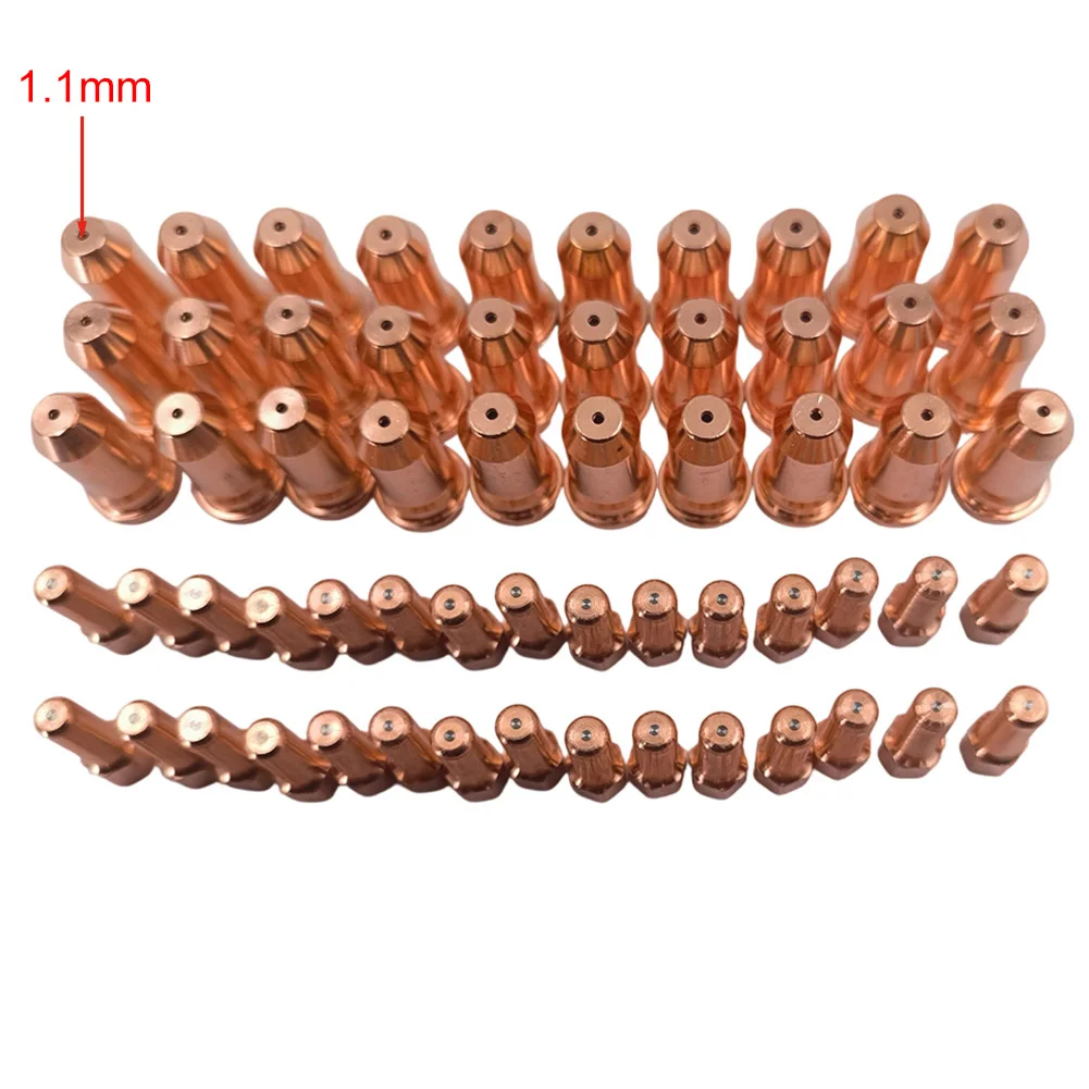 for plasma Cutting Electrode 52556 Nozzle 51248 Set 60pcs Copper for PT100 iPT100 for torch Industrial Metal Processing and
