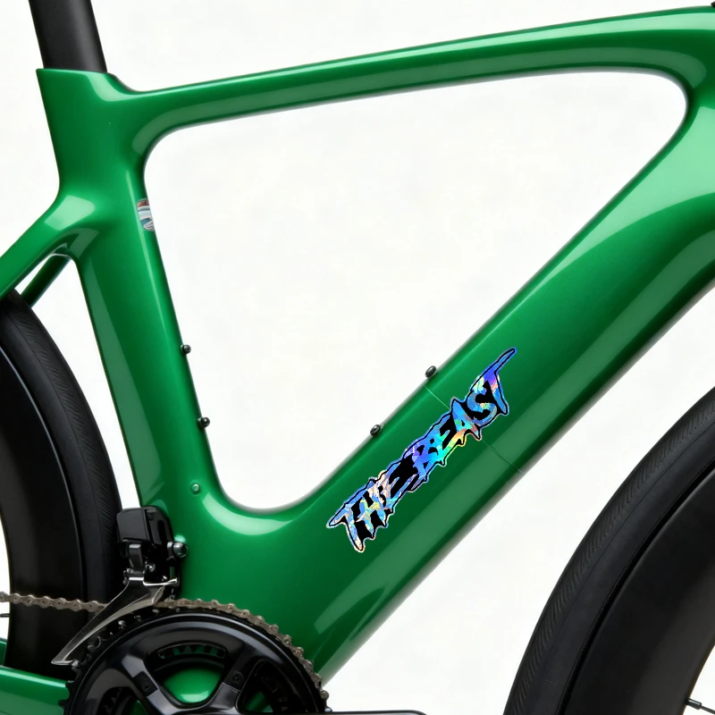 2-teiliges Aufkleber-Set mit der Aufschrift „The Beast“, wasserfeste Vinyl-Aufkleber für Auto und Motorrad, mehrfarbige Optionen – Detail 17