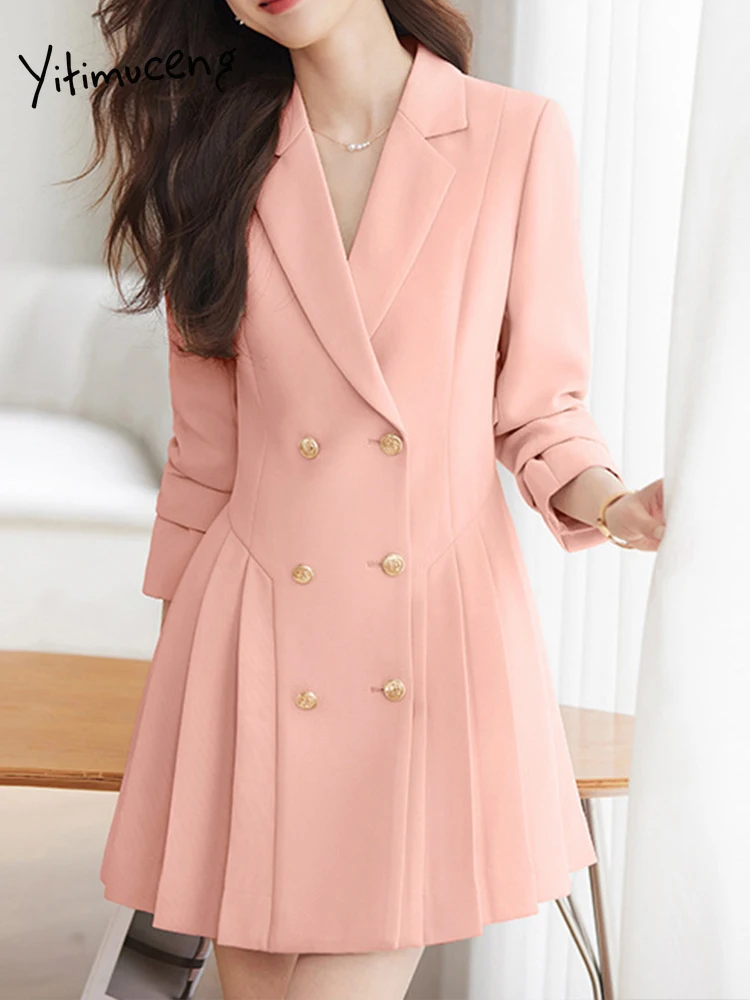 Korean Formal Women Blazer Dress: The Perfect Blend of Professional  Elegance and Modern Minimalism