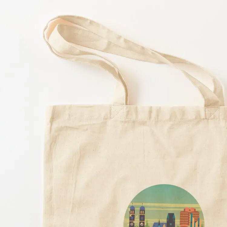 358 Munich Germany\t Tote Bag woman shopping bag personalized tote bag foldable reusable ecological bags