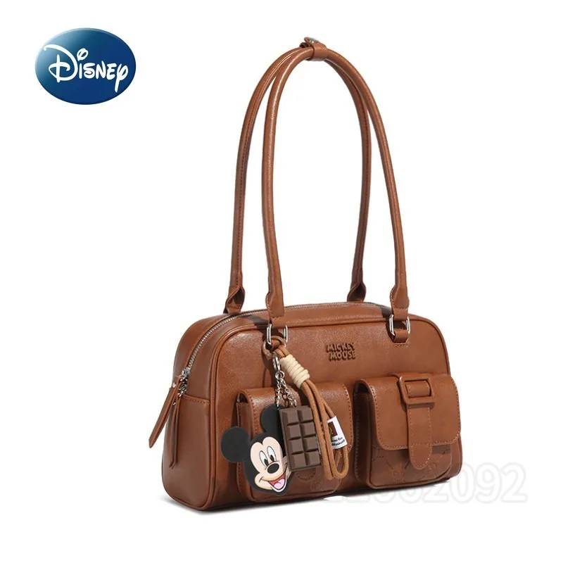 Disney Mickey New Women's Handbag Luxury Brand Original Cartoon Women's Shoulder Bag Large Capacity Women's Bag High Quality