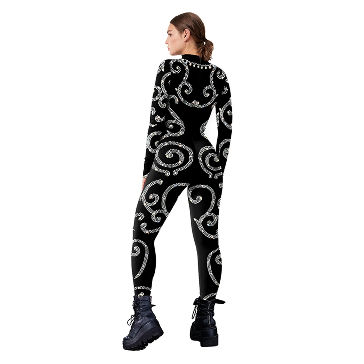 New 3D Printing Classic Personalized Fashion Printed Role Play Women's Performance Coveralls Stage Performance Costumes