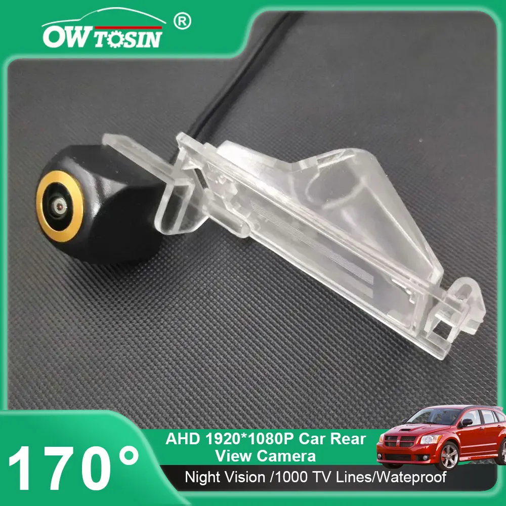 AHD 720P Golden Lens Trajectory Car Rear View Camera For Dodge Caliber 2007-2015 Journey Grand Caravan Reverse Parking Monitor