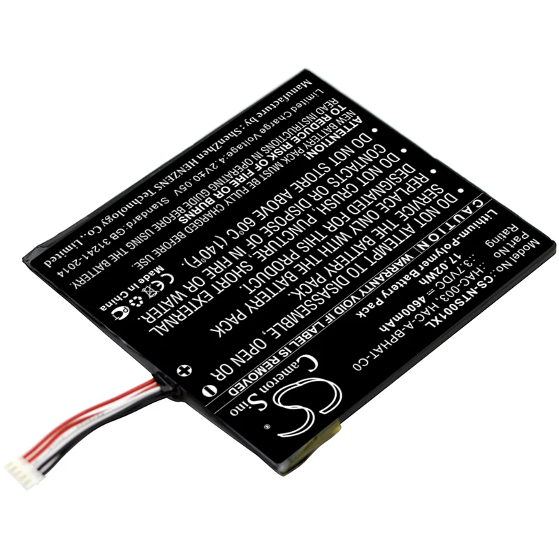 Batería para consola de juegos CS, para Nintendo Switch HAC-001/HAC-S-JP, compatible con EU-C0, 4600mAh/17,02 WH, li-polímero, 3,70 V