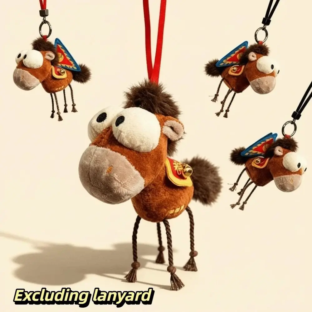 Mascotte Het jaar van het paard Mascotte Hangend ornament Geluksbeeldjes Schattig symbool Groot succes Klein paard Tashanger