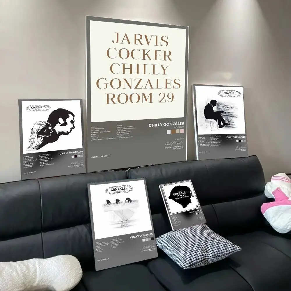 Singer C-Chilly Gonzales Poster Home Wall Decor Artwork Prints for Living Room Bedroom Apartment Decoration