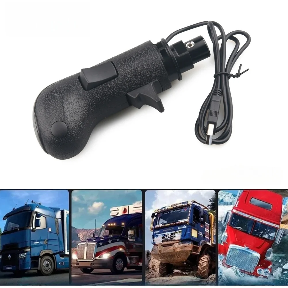 For Truck Simulation Fans USB for shifter Knob Truck Driving Accessory Truck Simulation High Low Gear Switch Immersive Driving