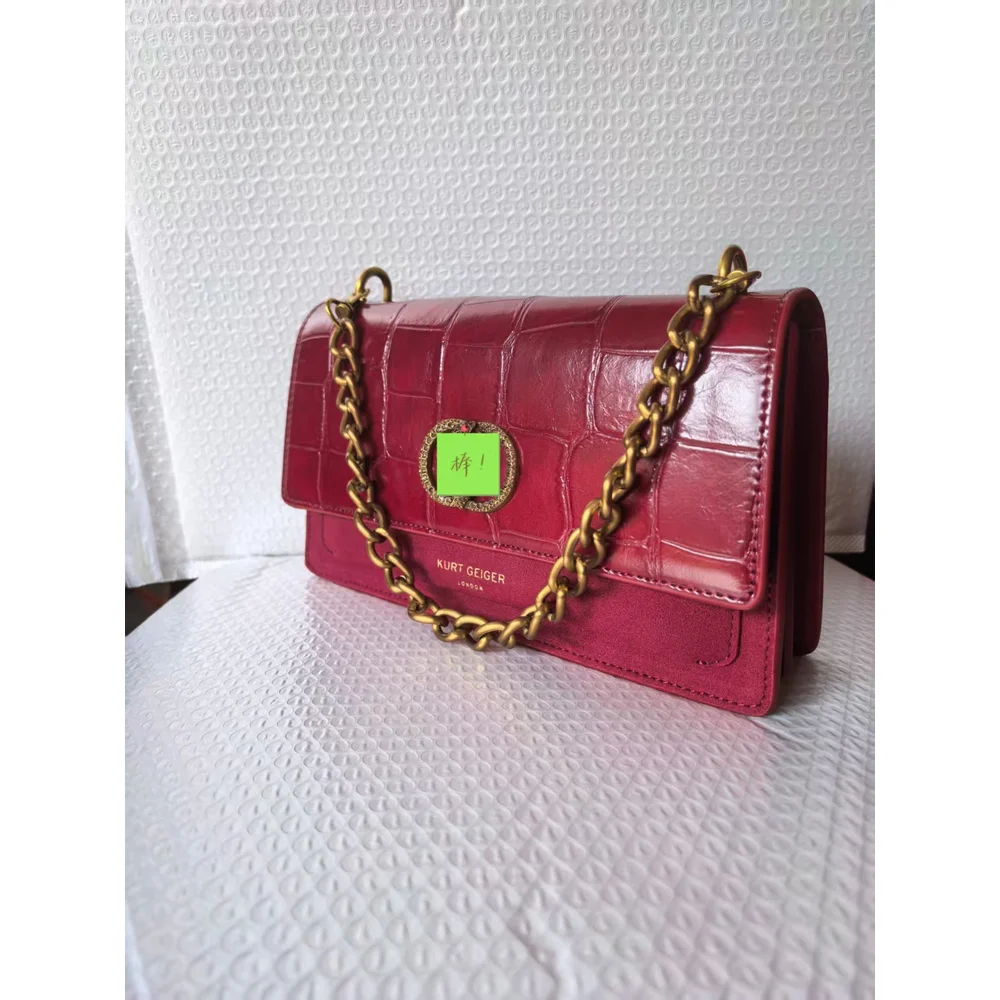 

Новая осенне-зимняя модель Kurt Geiger, универсальная модная женская сумка с крокодиловым узором, сумка с масляным покрытием.