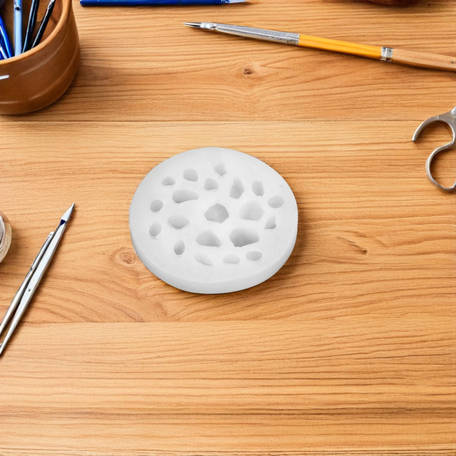 

1Pcs Stone Silicone Mould Creative Irregular Making Mold DIY Pebble Mould Resin Craft Tool Stone Silicone Mold