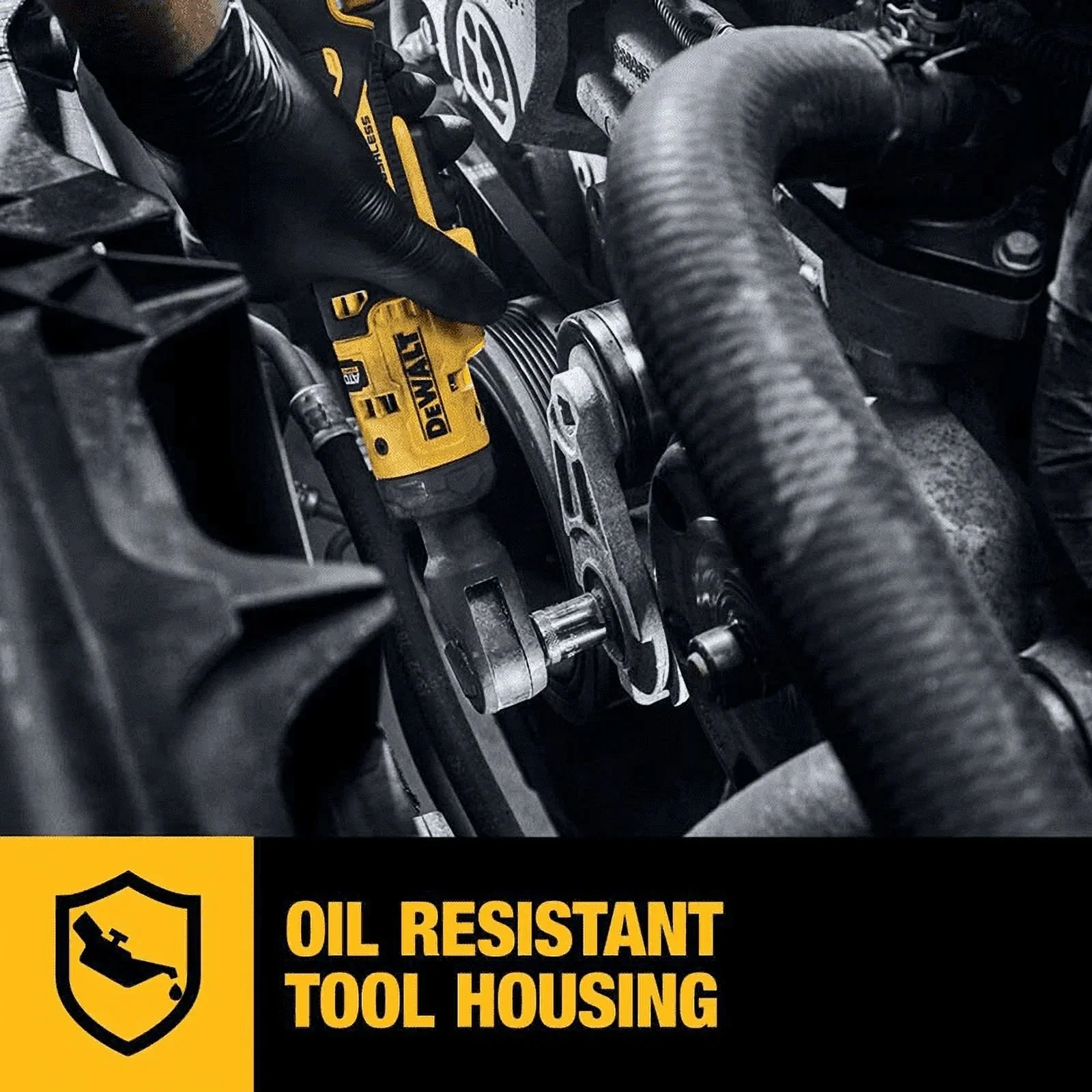 Klucz udarowy kątowy DEWALT DCF512 3/8 cala z regulacją prędkości – Bezprzewodowy klucz udarowy bezszczotkowy z wbudowanym oświetleniem LED