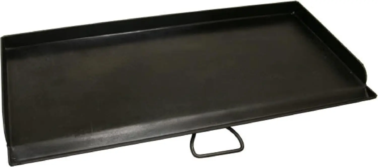 

Double Burner Steel Griddle with Extra-Large 14x32 in Cooking Surface for Outdoor Cooking