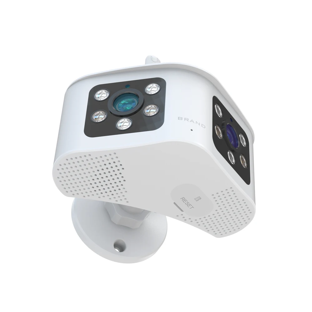Telecamera panoramica a doppia lente da 5mp Zoom binoculare telecamera Ip esterna telecamere di sorveglianza Wifi sfera a infrarossi App a colori Vms