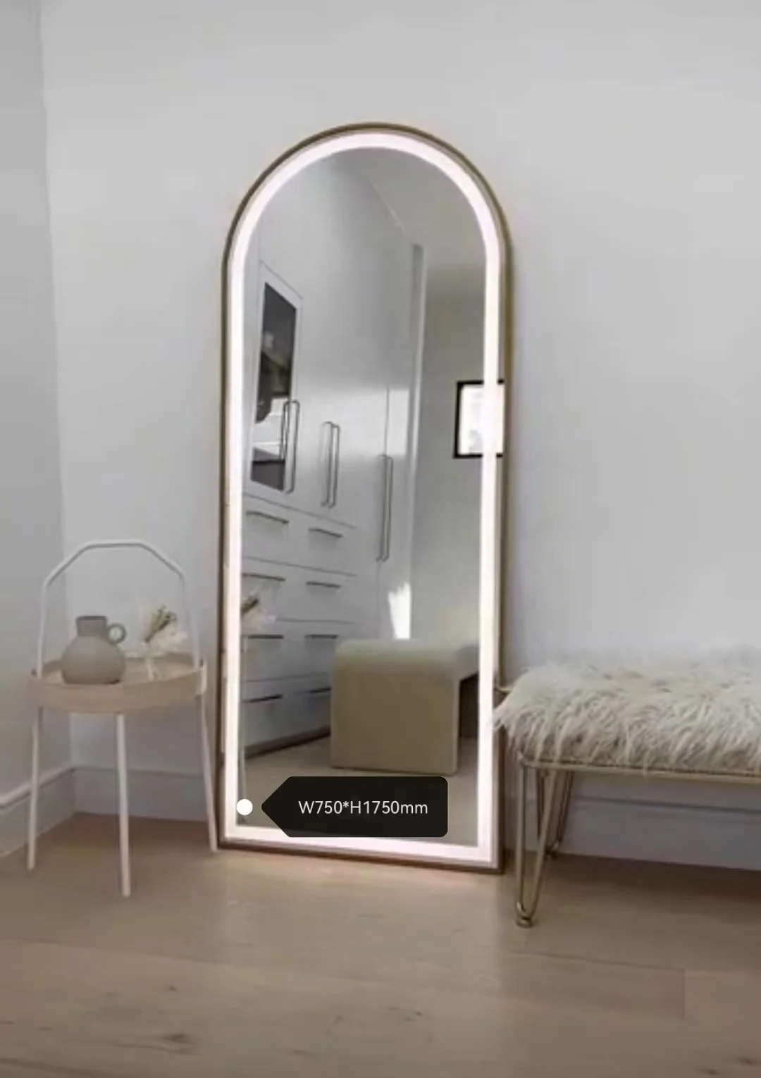 Home Decor Frame/Frameless Decor Standing Full Length Floor Mirror Dressing Mirror
