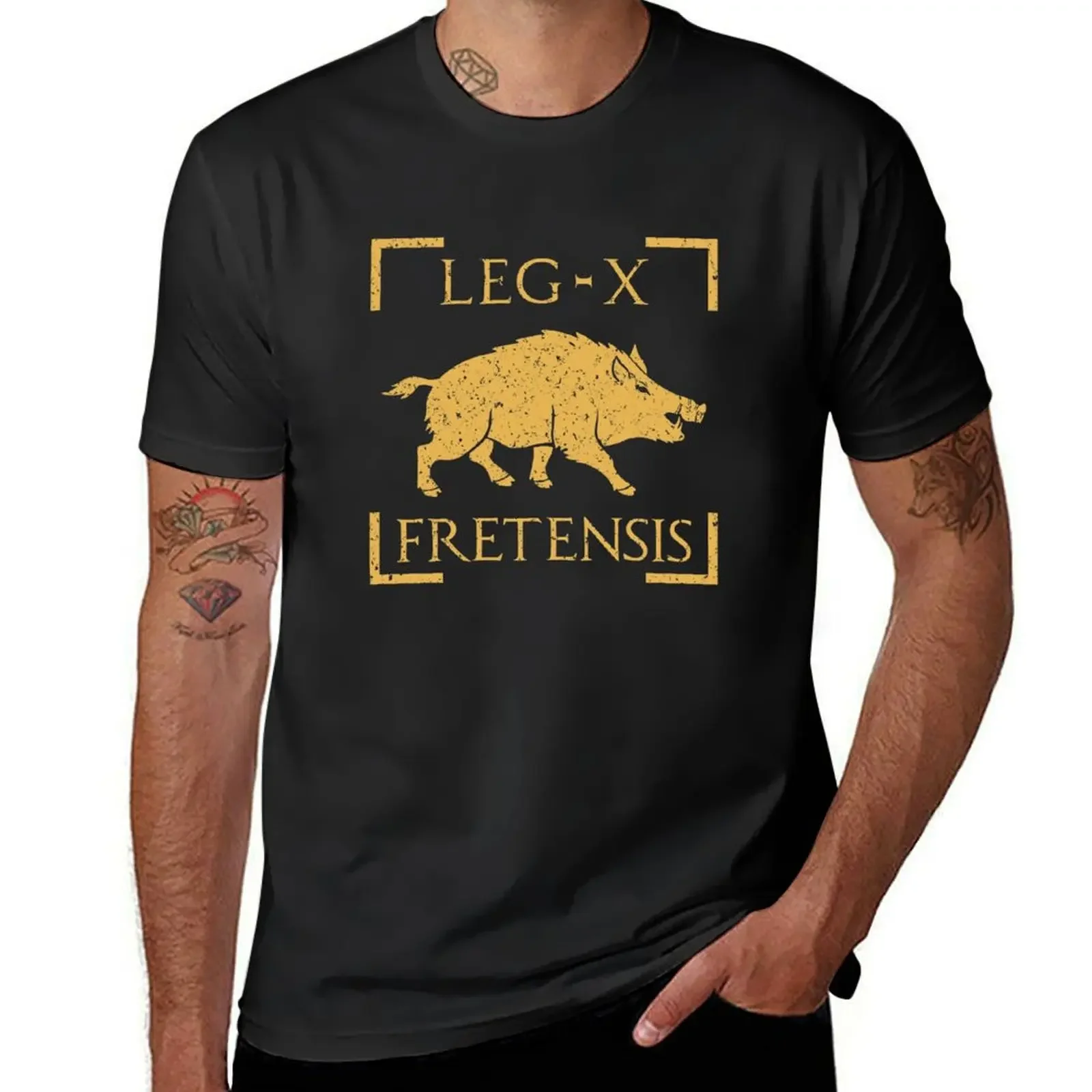 Legio X Fretensis Boar Emblem Roman Legion T-Shirt summer tops funny meme t-shirts korean fashion workout shirts for men