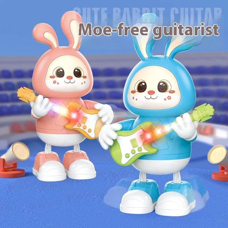 Robot Rabbit Dancing Sing Song Electronic Bunny Music Robotic Animal Beat Drum Cute Electric Pet Toy Kids Birthday Gift