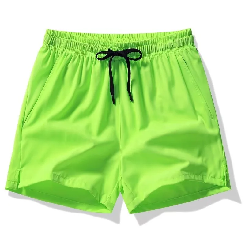 Doppellagige Shorts, zweiteilige Sportshorts aus Kunstseide, personalisierte, schnell trocknende, lockere Fitness-Laufshorts für den Sommer
