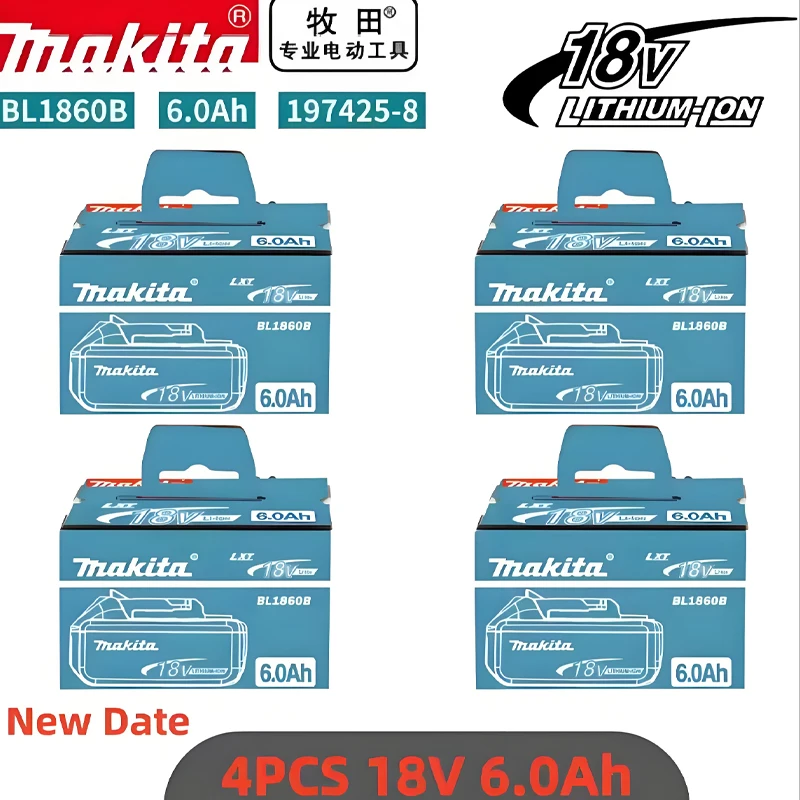 

Original Makita✔✔ 6Ah Makita 18V Battery BL1860B BL1840 BL1830B BL1850B BL1850 BL1860 BL1815 Replacement Lithium Battery✈