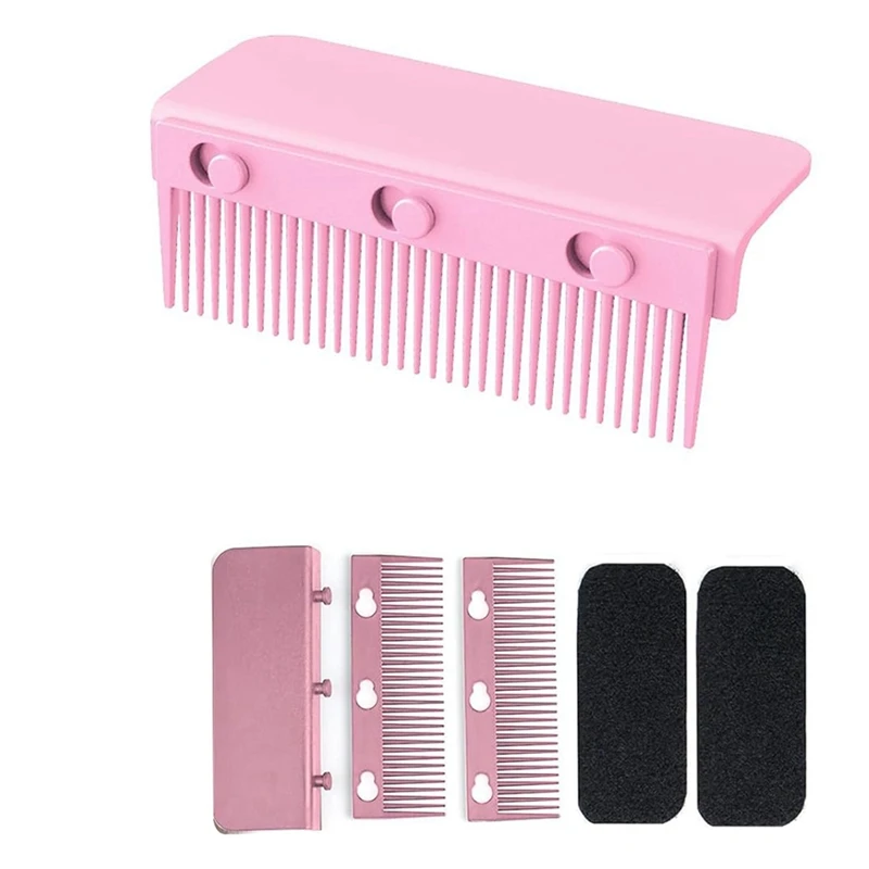 Flat Iron Comb Attachment Clip On, Grip Comb For Flat Iron, Flat Iron Hair Straightener Comb, For Flat Iron