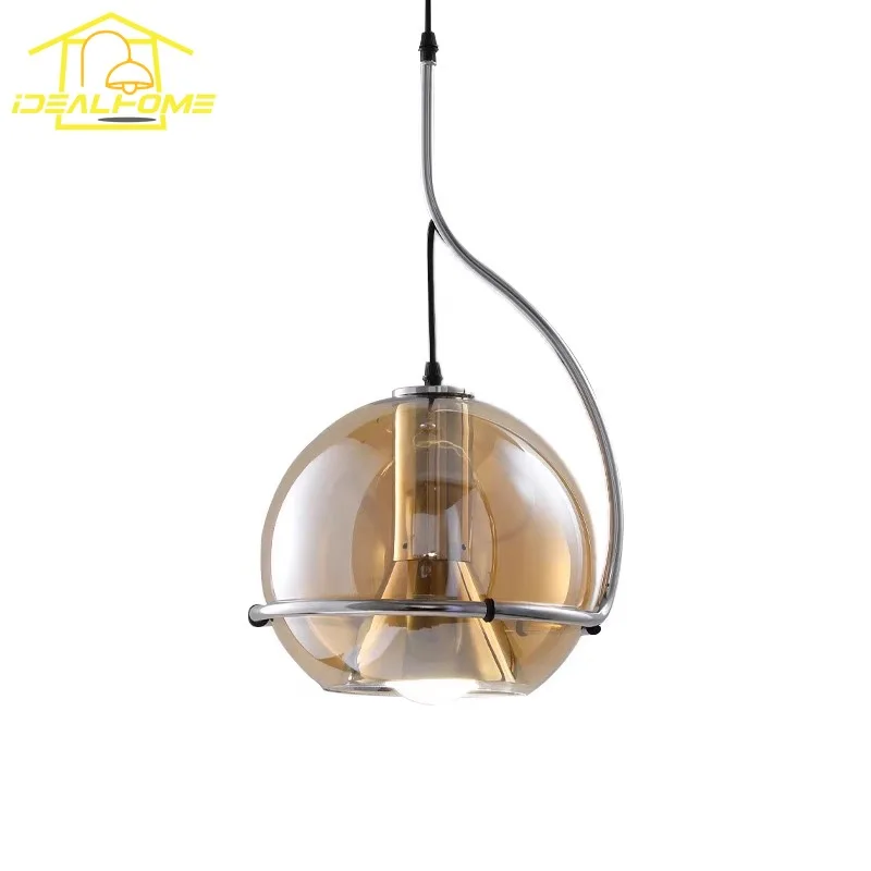 

Designer Bauhaus Vintage Glass Pendant Lights LED E27 Post-modern Hanging Lamp Living/dining Room Study Bedroom Bar Restaurant