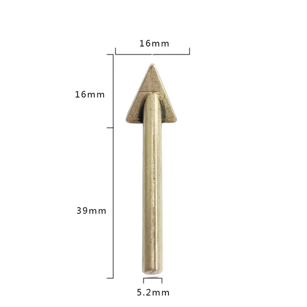 16/20mm Plastic Repair Welding Triangular Copper 1Pcs Soldering Iron Tips Iron Copper Head Leather Rework Wrinkle Welding Tools
