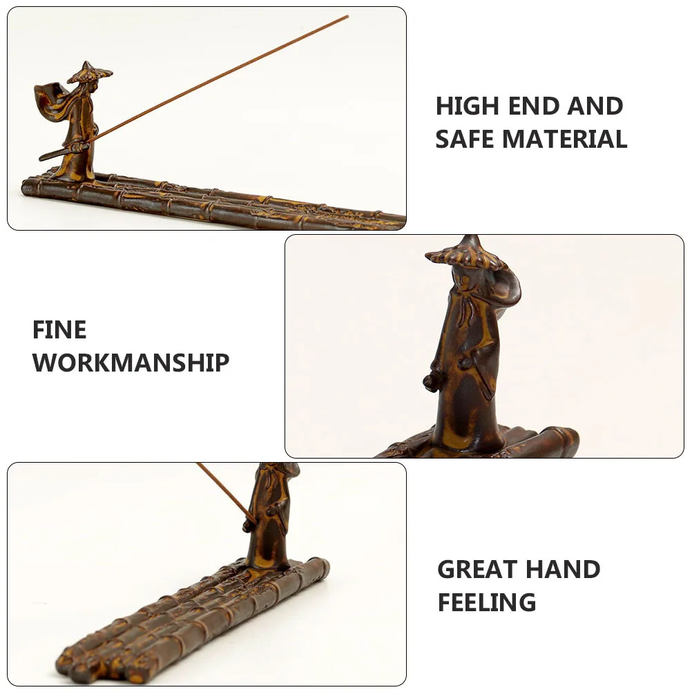

Stick Incense Burner Unique Creative Design Desktop Decor Resistant to Rust High Temperature Incense Holder Stick Holder