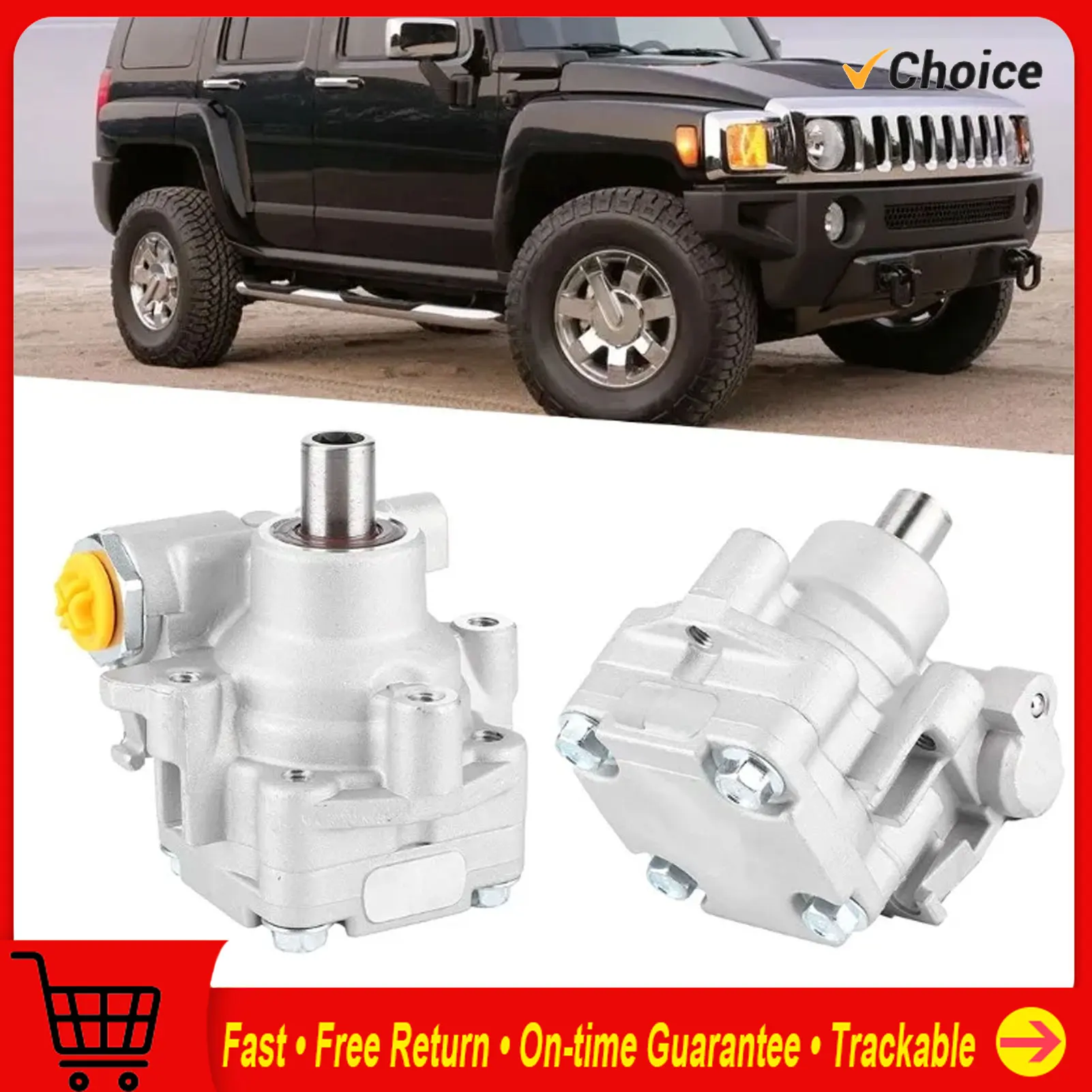 

Car 15235158 Auto Power Steering Pump Car Power Steering Pump 15235158 Replacement Fit for H3 2006‑2009 Power Steering Pump