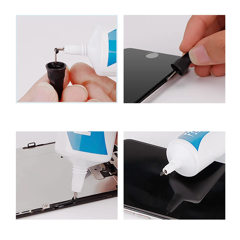 F3 Special Glue For Mobile Phone Frame Bracket Back Cover Glass Repair PP Structural Adhesive Repairing Screen Glue Tools Set