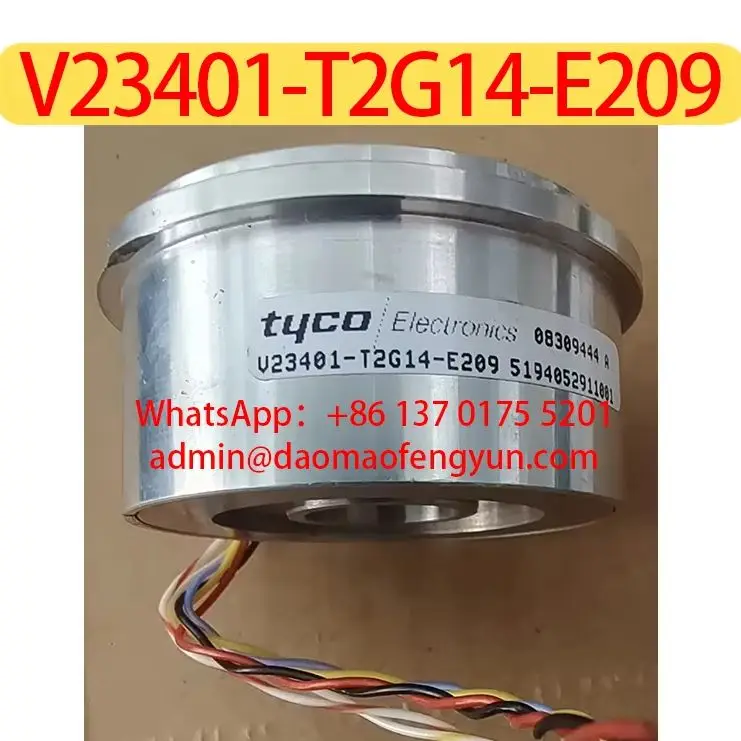 Used V23401-T2G14-E209 Rotary Encoder，Tested ok，V23401 T2G14 E209，Fast shipping