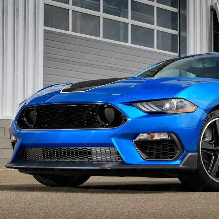 

Mach 1 Front Bumper for Ford Mustang 2015-2017 PP Material Body Kit Car Bumper with Grille Bodykit