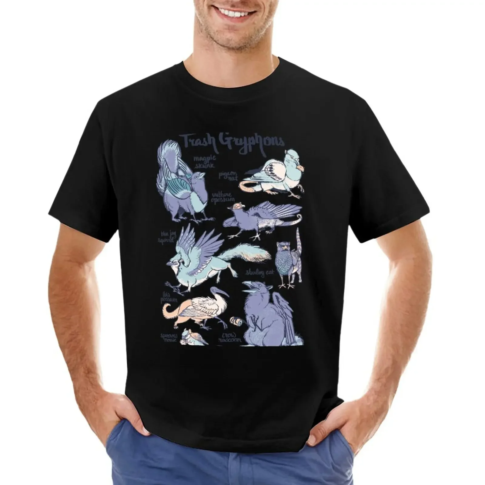 

Trash Gryphons: Collection T-Shirt Blouse oversized hippie clothes black t shirts for men