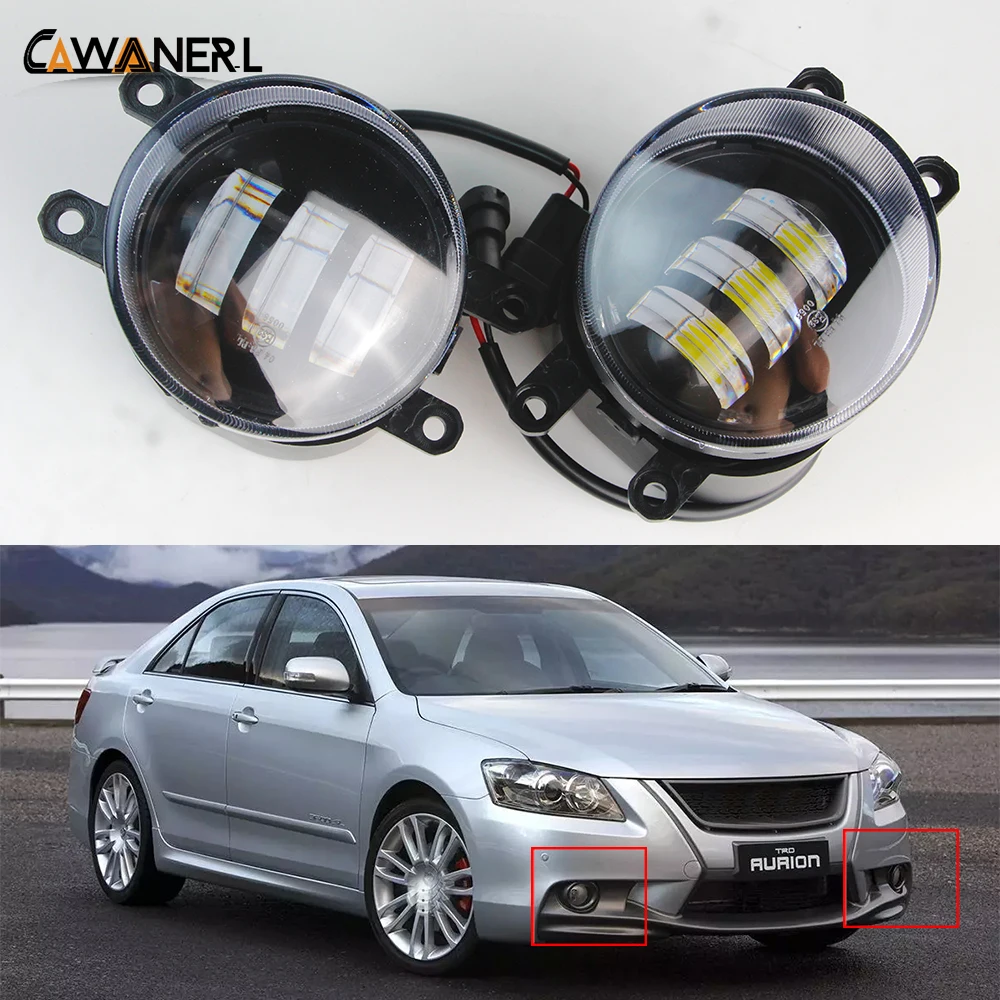 

2 X 30W H11 LED Fog Light Assembly Upgrade Car Right + Left Fog Lamp DRL For Toyota Aurion 2006-2017 (Not Fit AT-X Model)