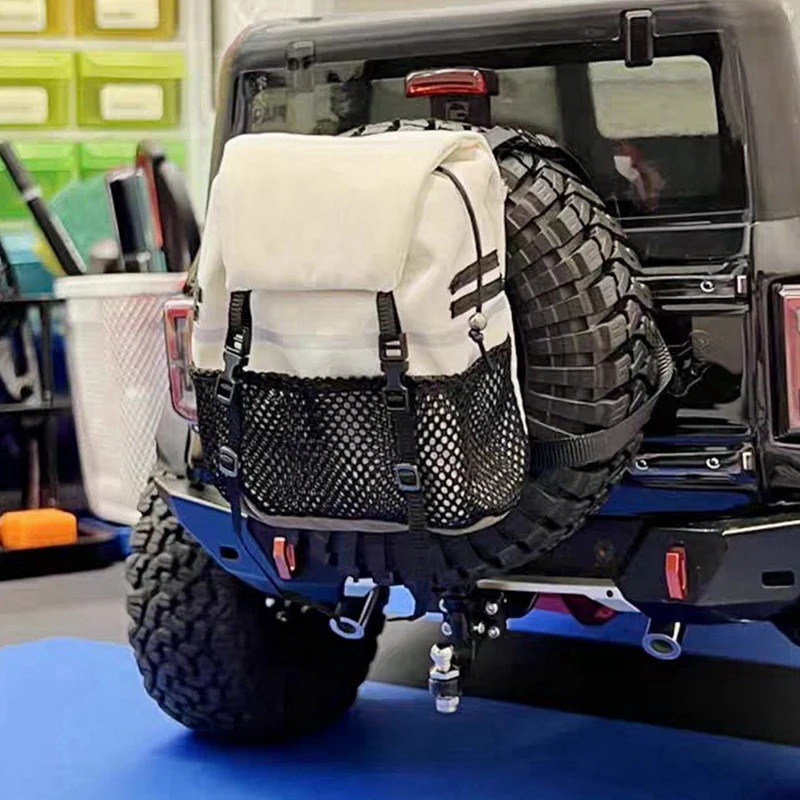 Scale Simulation Backpack Backpack For 1/10 1/8 RC Car Simulation Backpack For 1/10 1/8 RC Red